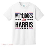 White Dudes For Kamala Harris Election Kids T-Shirt thumb 0