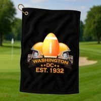 Washington DC Football EST 1932 Golf Towel thumb 1