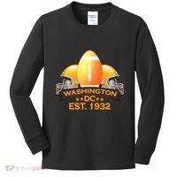 Washington DC Football EST 1932 Kids Long Sleeve Shirt thumb 0