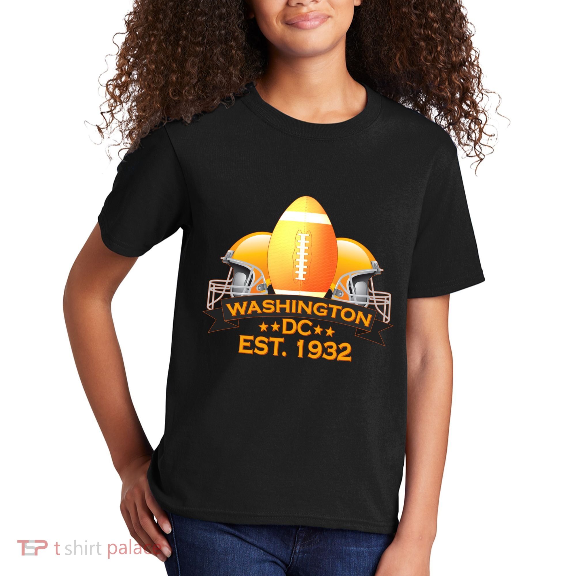 Washington DC Football EST 1932 Kids T-Shirt