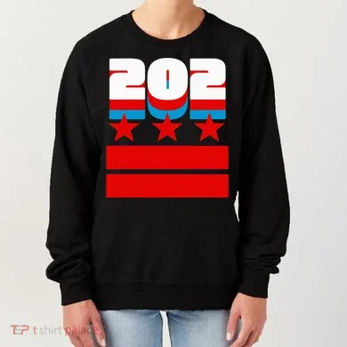 Washington Dc Flag Women's Sweatshirt