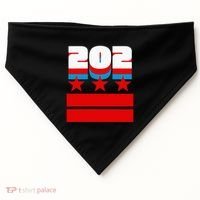 Washington Dc Flag USA-Made Doggie Bandana thumb 0
