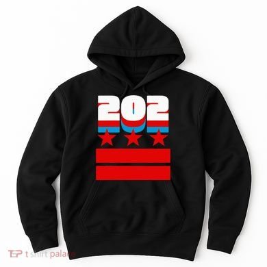 Washington Dc Flag Hoodie