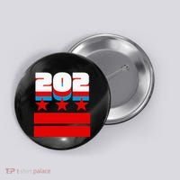 Washington Dc Flag Button thumb 0