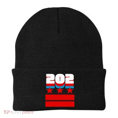 Washington Dc Flag Beanie