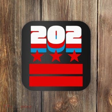 Washington Dc Flag Coaster