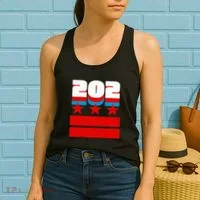 Washington Dc Flag Women's Tank Top thumb 2