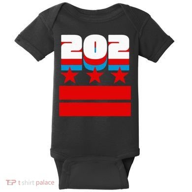 Washington Dc Flag Baby Bodysuit