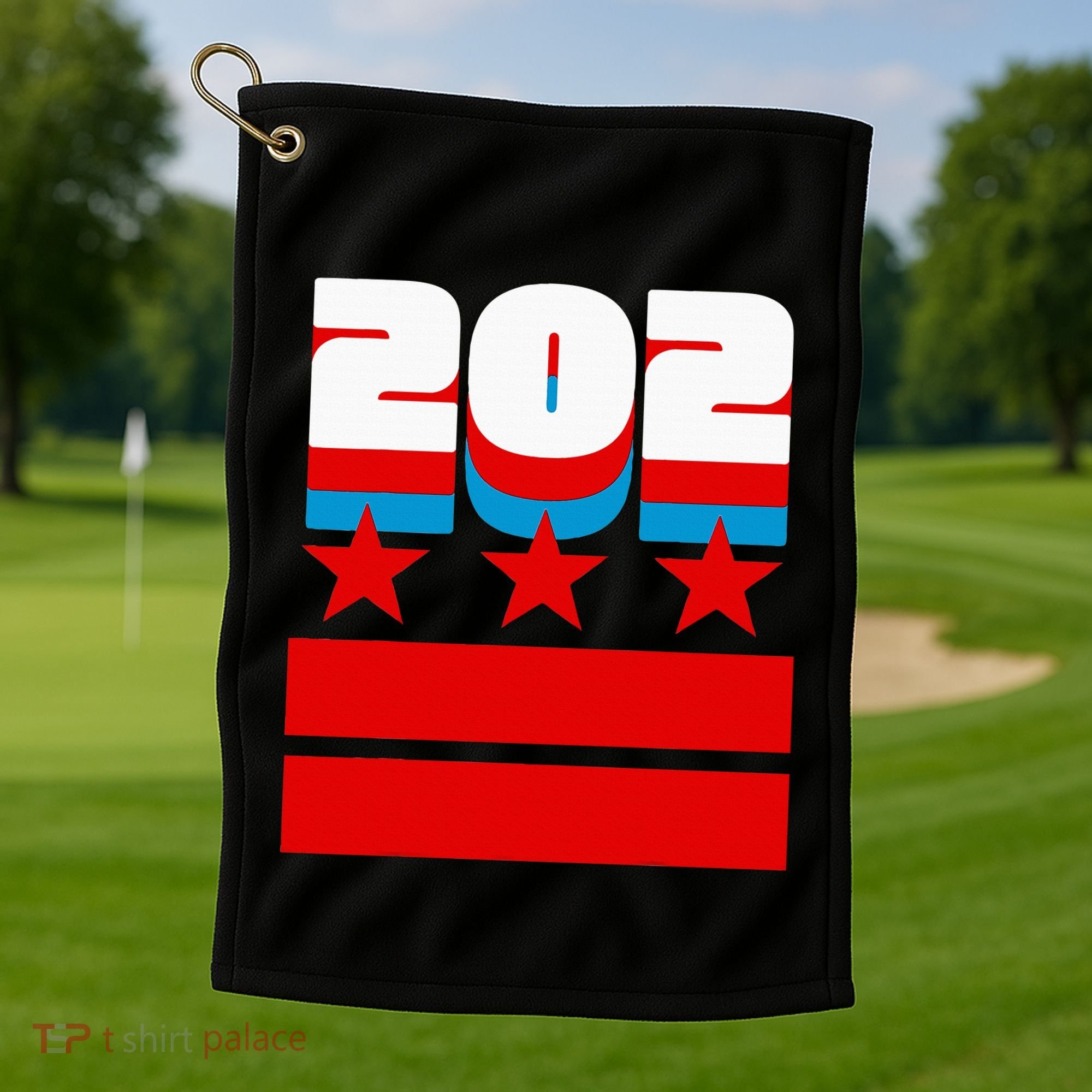 Washington Dc Flag Golf Towel