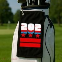 Washington Dc Flag Golf Towel thumb 2
