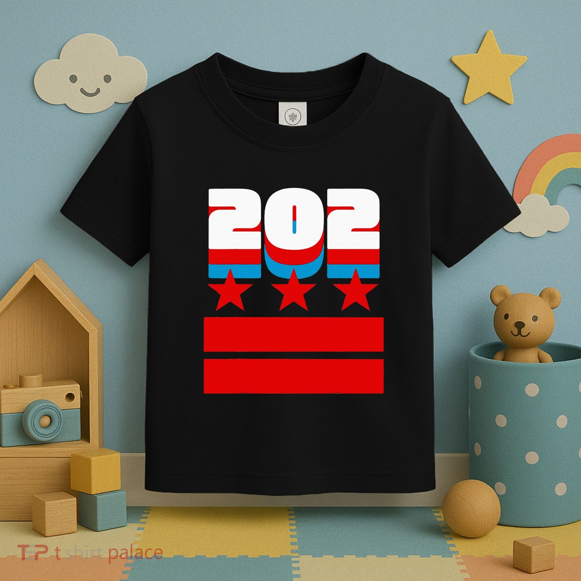 Washington Dc Flag Toddler T-Shirt