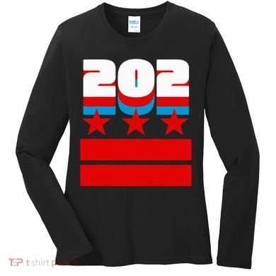 Washington Dc Flag Women's Long Sleeve Shirt