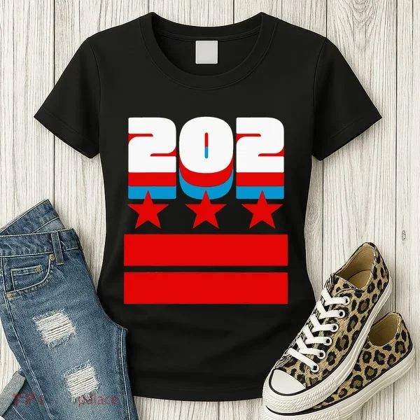 Washington Dc Flag Women's T-Shirt