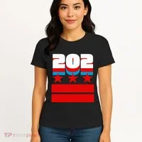 Washington Dc Flag Women's T-Shirt thumb 4
