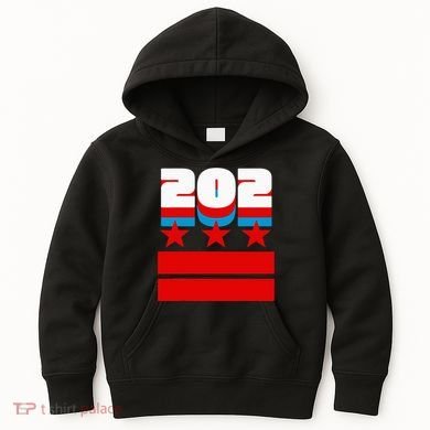 Washington Dc Flag Kids Hoodie