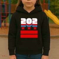 Washington Dc Flag Kids Hoodie thumb 3