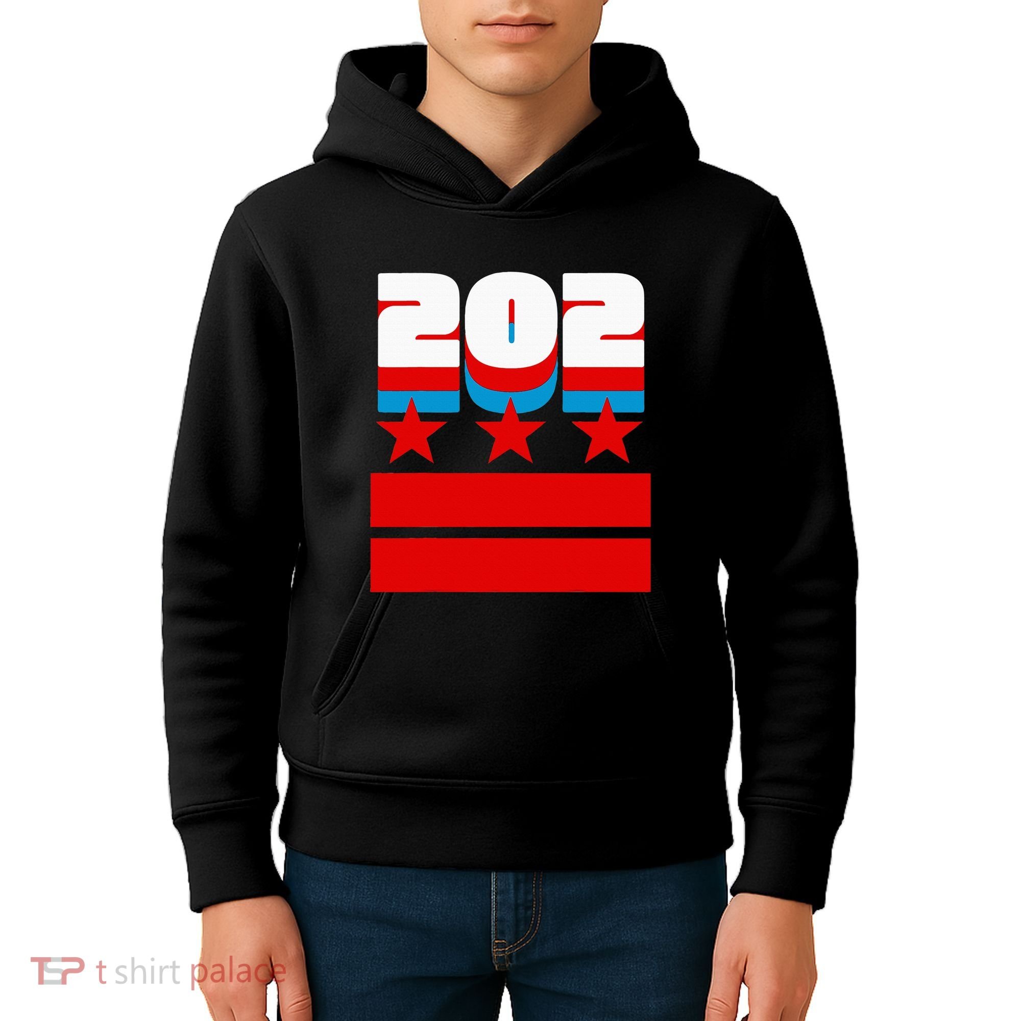Washington Dc Flag Kids Hoodie
