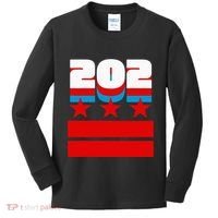 Washington Dc Flag Kids Long Sleeve Shirt thumb 0