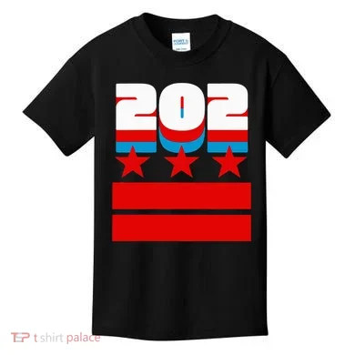 Washington Dc Flag Kids T-Shirt