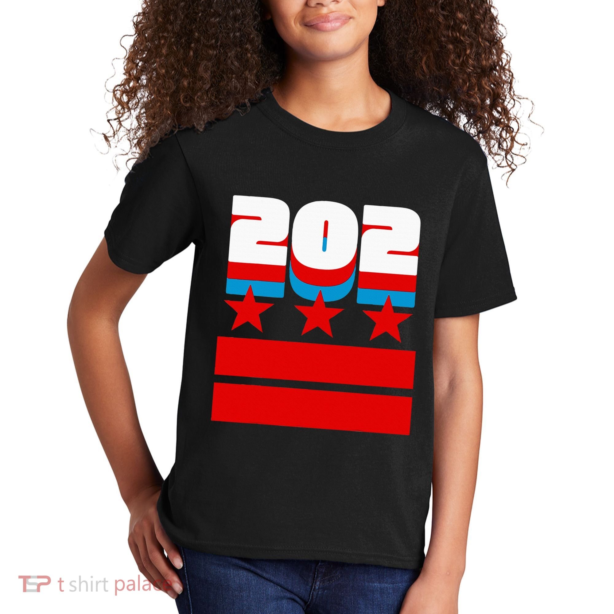 Washington Dc Flag Kids T-Shirt