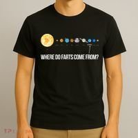 Where Do Farts Come From Uranus Funny Universe T-Shirt thumb 3