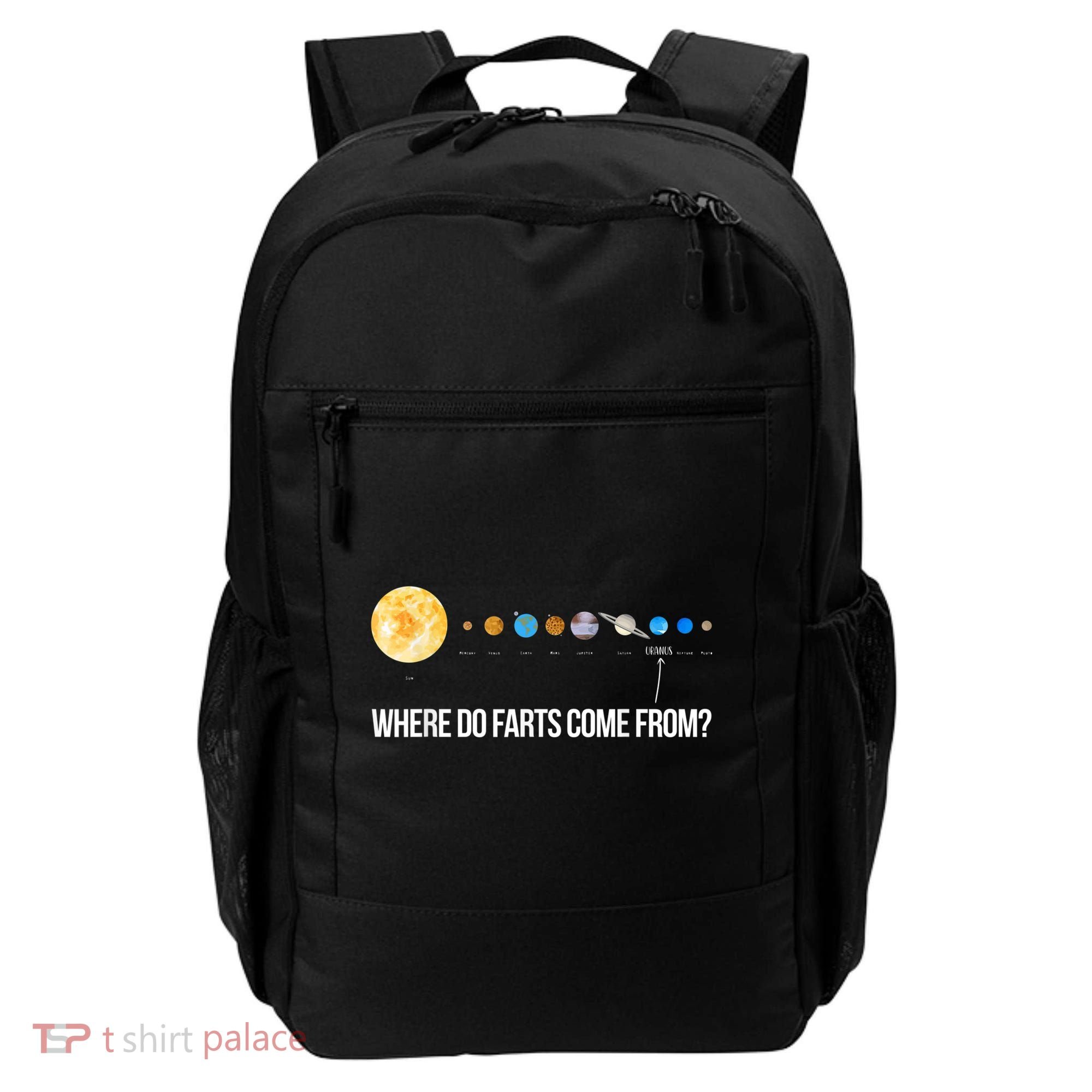 Where Do Farts Come From Uranus Funny Universe Backpack