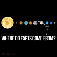 Where Do Farts Come From Uranus Funny Universe Women's Hoodie thumb 2