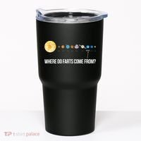 Where Do Farts Come From Uranus Funny Universe Tumbler thumb 0
