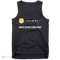 Where Do Farts Come From Uranus Funny Universe Tank Top thumb 0