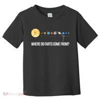 Where Do Farts Come From Uranus Funny Universe Toddler T-Shirt thumb 0