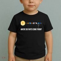 Where Do Farts Come From Uranus Funny Universe Toddler T-Shirt thumb 2