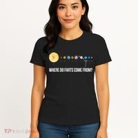 Where Do Farts Come From Uranus Funny Universe Women's T-Shirt thumb 4