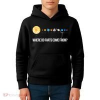 Where Do Farts Come From Uranus Funny Universe Kids Hoodie thumb 4