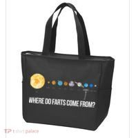 Where Do Farts Come From Uranus Funny Universe Tote Bag thumb 3