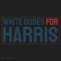 White Dudes For Harris 2024 Women's Sweatshirt thumb 2