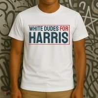 White Dudes For Harris 2024 T-Shirt thumb 3