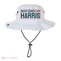 White Dudes For Harris 2024 Bucket Hat thumb 0