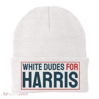 White Dudes For Harris 2024 Beanie