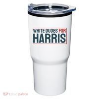 White Dudes For Harris 2024 Tumbler thumb 0