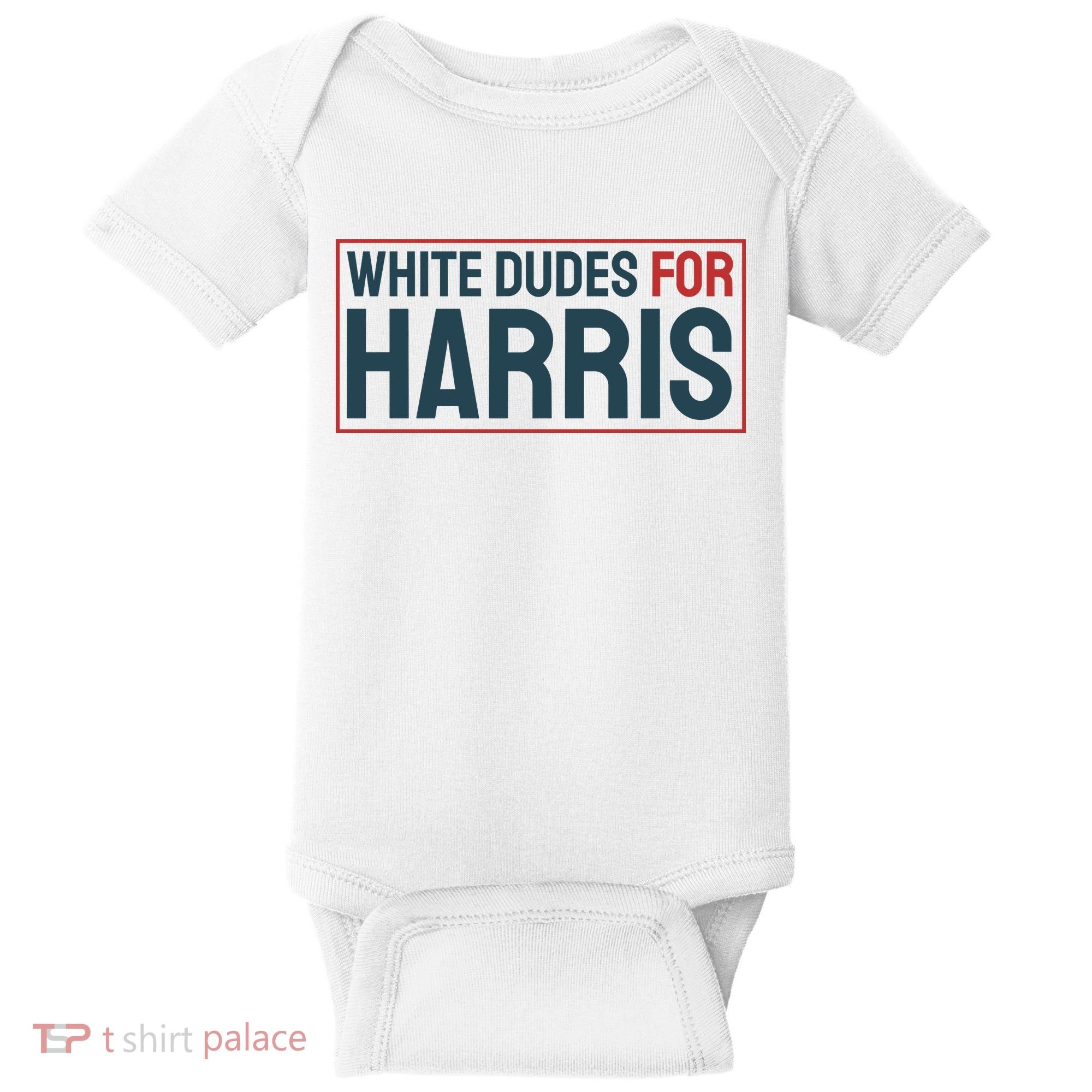 White Dudes For Harris 2024 Baby Bodysuit