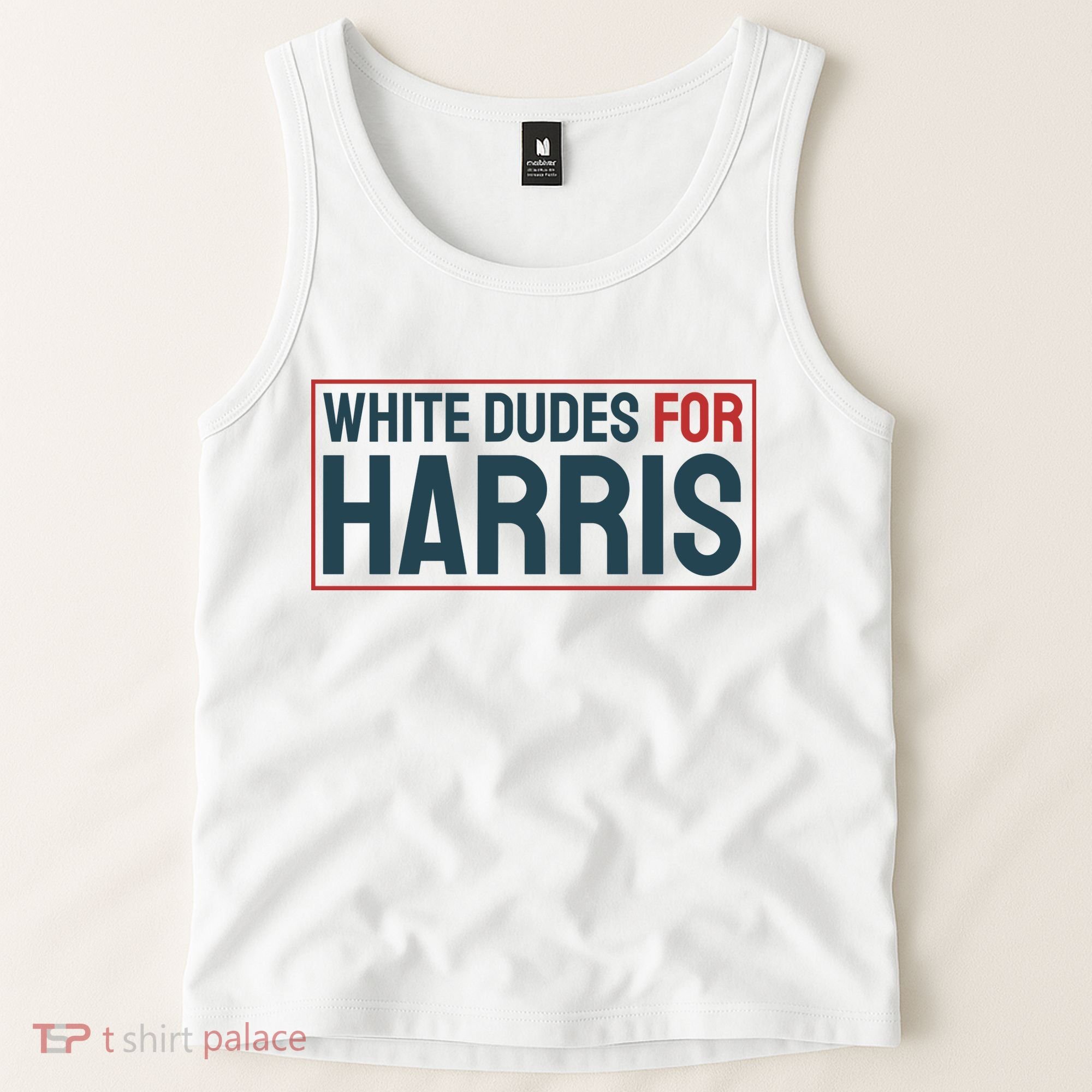 White Dudes For Harris 2024 Tank Top