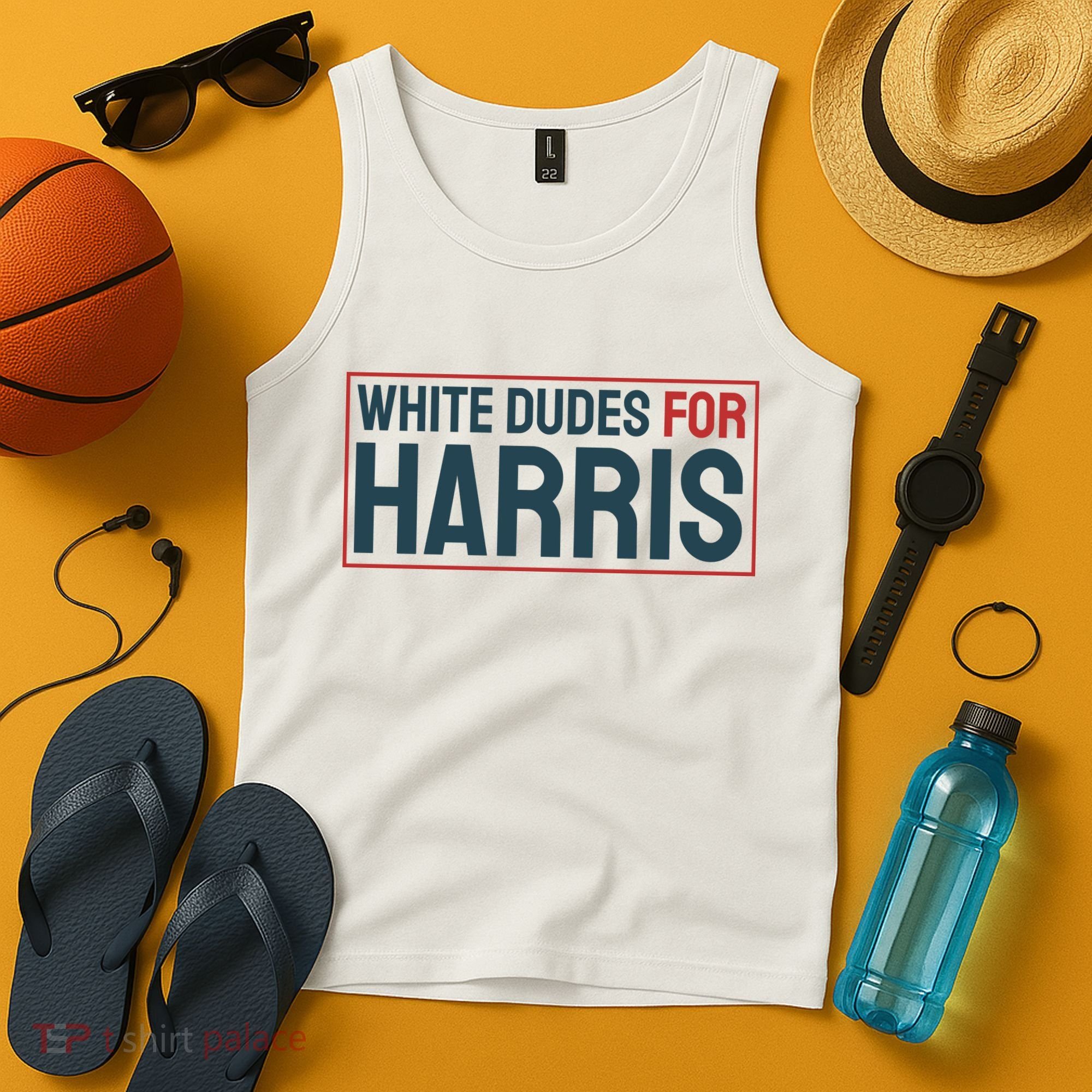 White Dudes For Harris 2024 Tank Top