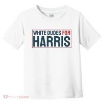 White Dudes For Harris 2024 Toddler T-Shirt thumb 0