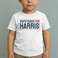White Dudes For Harris 2024 Toddler T-Shirt thumb 2