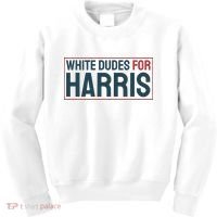 White Dudes For Harris 2024 Kids Sweatshirt thumb 0