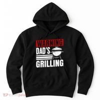 Warning DadS Grilling FatherS Day Graphic Hoodie thumb 0