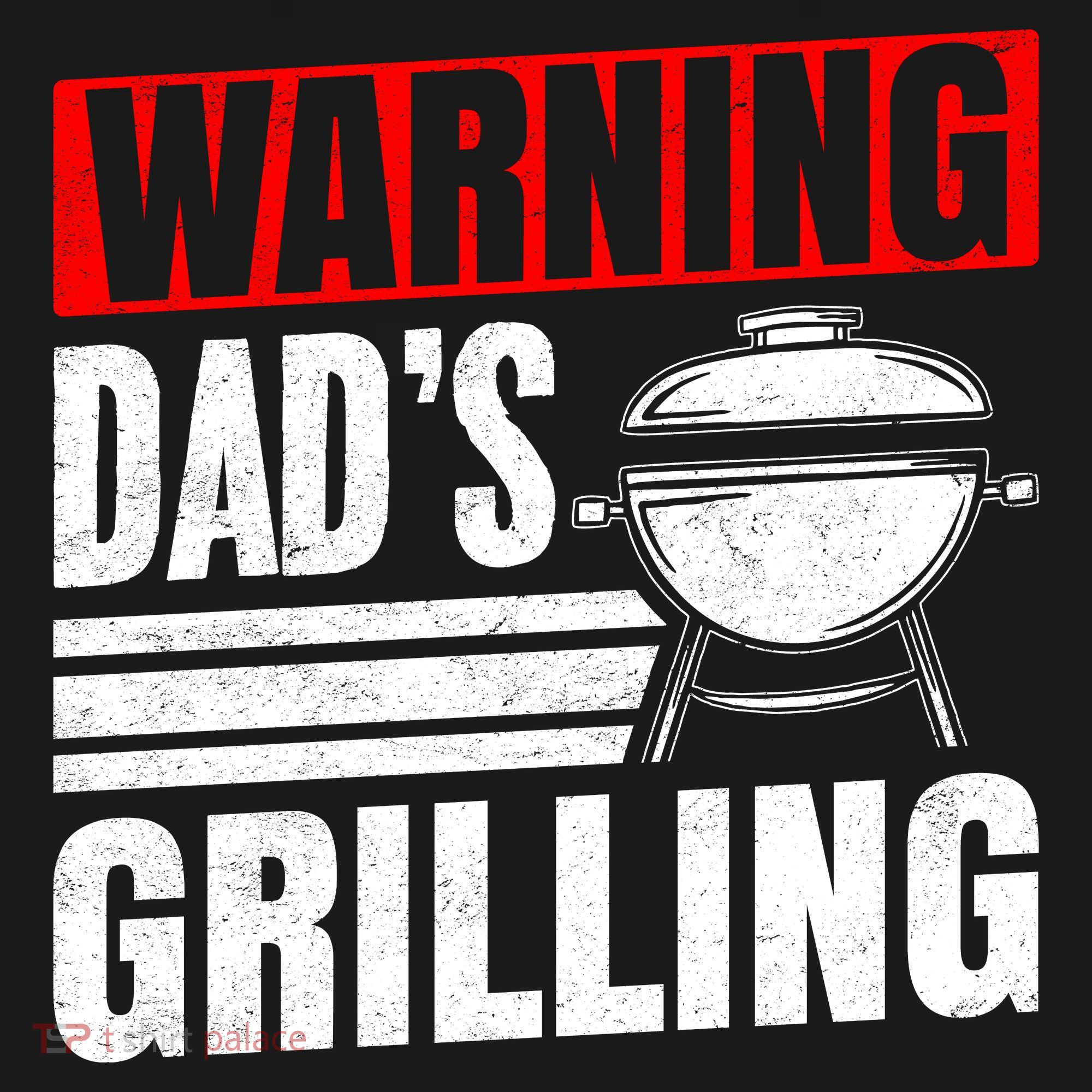 Warning DadS Grilling FatherS Day Graphic Long Sleeve Shirt