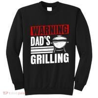 Warning DadS Grilling FatherS Day Graphic Sweatshirt thumb 0