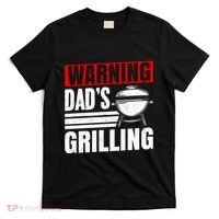 Warning DadS Grilling FatherS Day Graphic T-Shirt thumb 0
