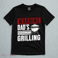 Warning DadS Grilling FatherS Day Graphic T-Shirt thumb 5